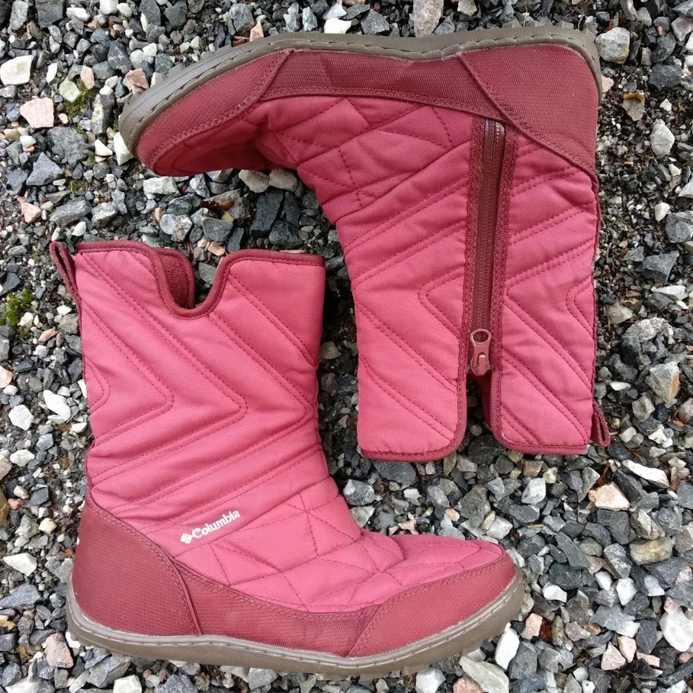 *SOLD* Columbia | Size 8 Red Waterproof Omni-Heat 200g Minx Slip III Boots - Picture 5 of 8